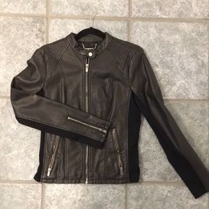 EXPRESS MEDIUM FAUX LEATHER JACKET